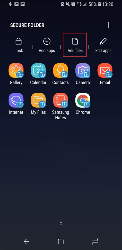 What is secret folder on Samsung?