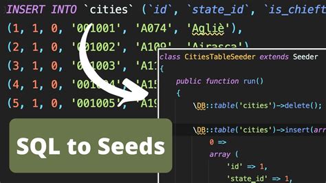 What is seed in SQL?