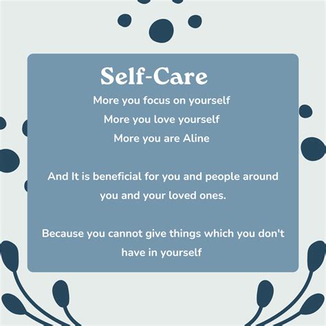 What is self-care philosophy?