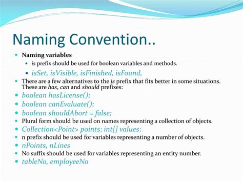 What is semantic naming convention?