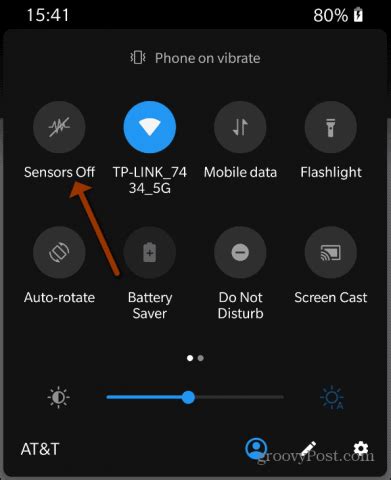 What is sensors off Android?