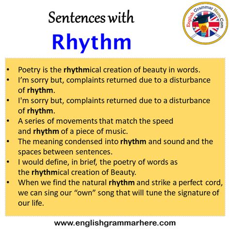 What is sentence rhythm?