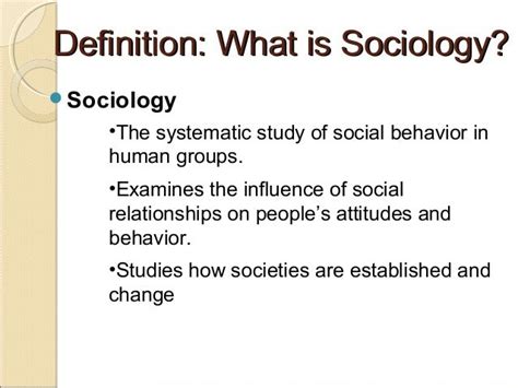 What is setting in sociology?