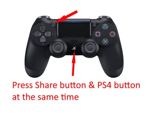 What is share button on PS4?