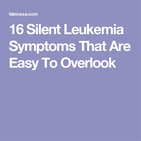 What is silent leukemia?