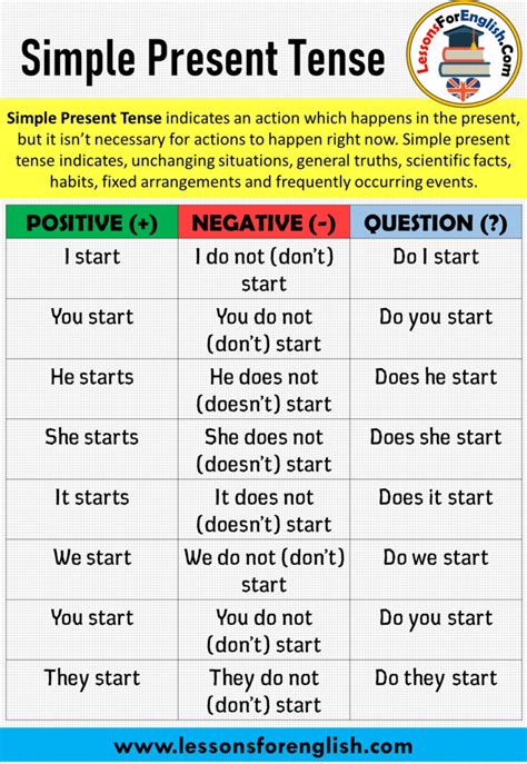 What is simple negative and positive sentence?