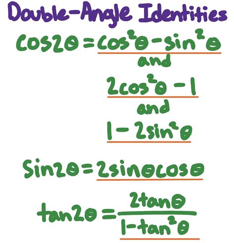 What is sin 2θ?