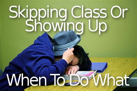 What is skipping class called?