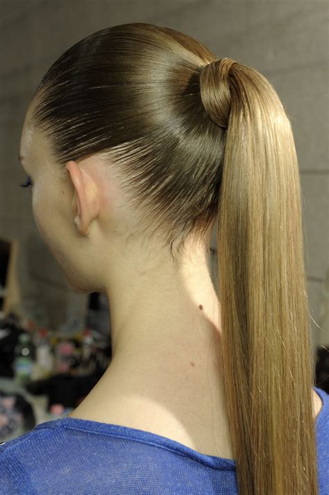 What is sleek ponytail?