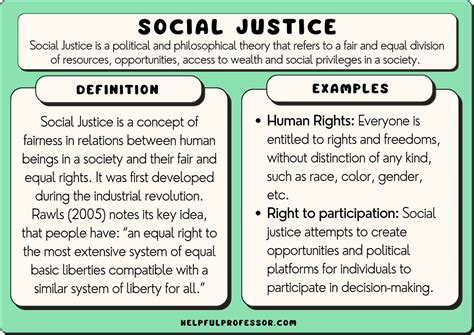 What is social justice and examples?