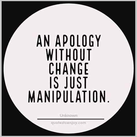 What is sorry manipulation?