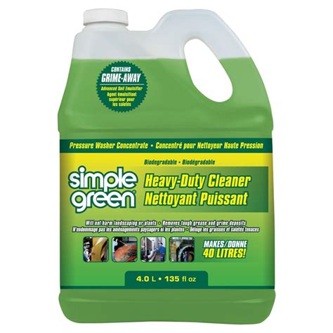 What is special about pressure washer detergent?