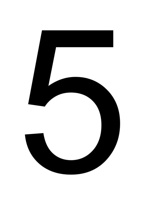 What is special about the number 5?