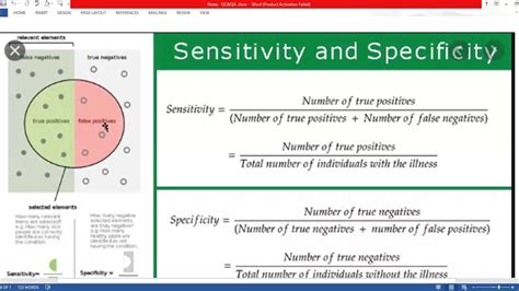 What is specificity and selectivity?