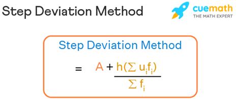 What is step deviation method?