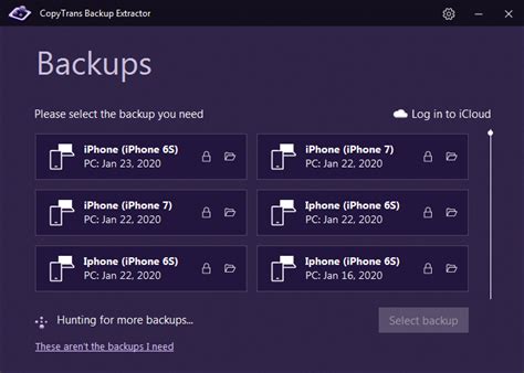 What is stored in an iPhone backup?
