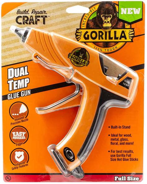 What is stronger hot glue gun or Gorilla Glue?
