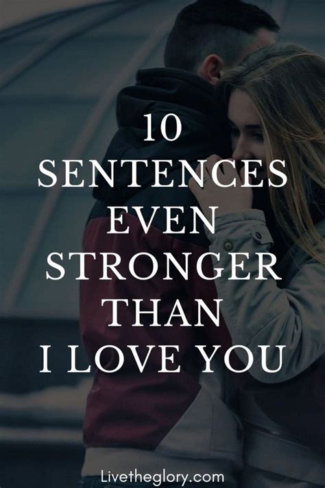 What is stronger than I love you?