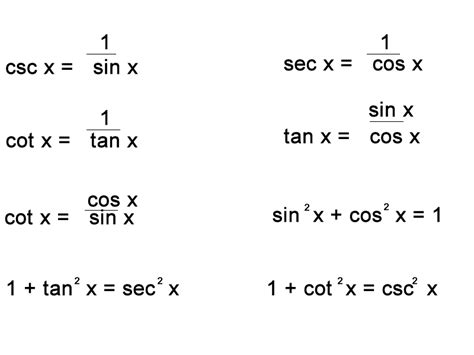 What is tan equal to?