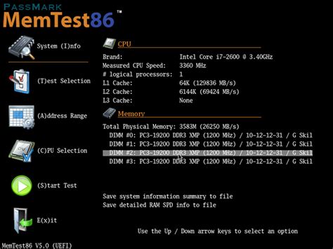 What is test 0 in Memtest86?