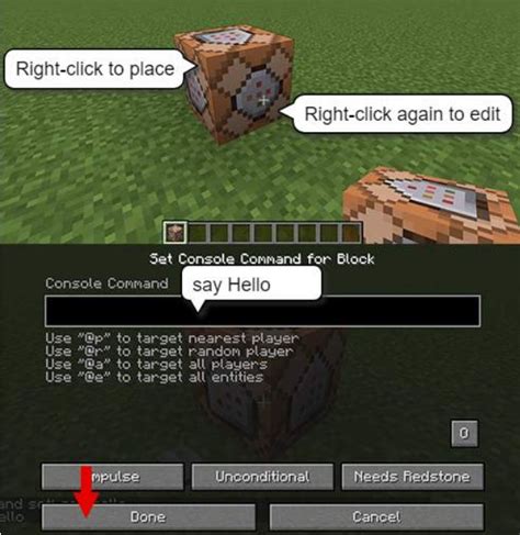 What is the @P command in Minecraft?