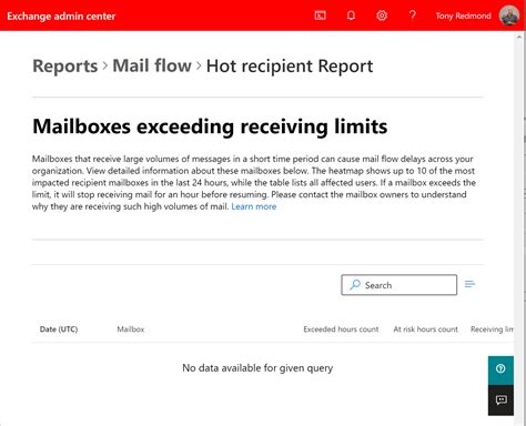 What is the 10000 email limit in Office 365?