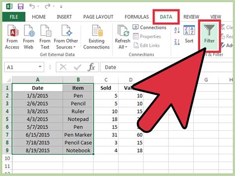 What is the 10000 filter limit in Excel?