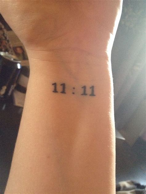 What is the 11:11 tattoo?