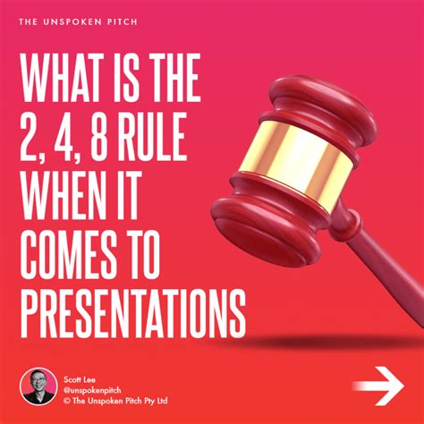 What is the 2 4 8 rule in PowerPoint?