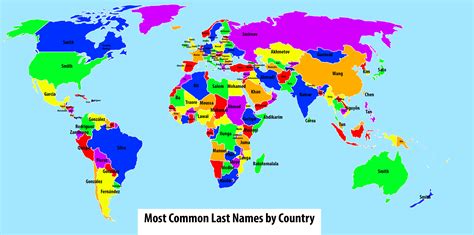 What is the 2 most common last name in the world?