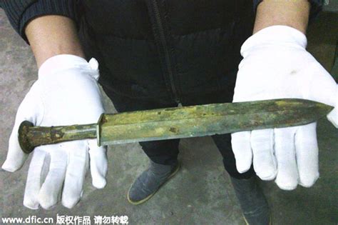 What is the 2000 year old sword found in China?