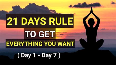 What is the 21 day rule for girls?