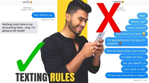 What is the 3 day rule in texting a guy?