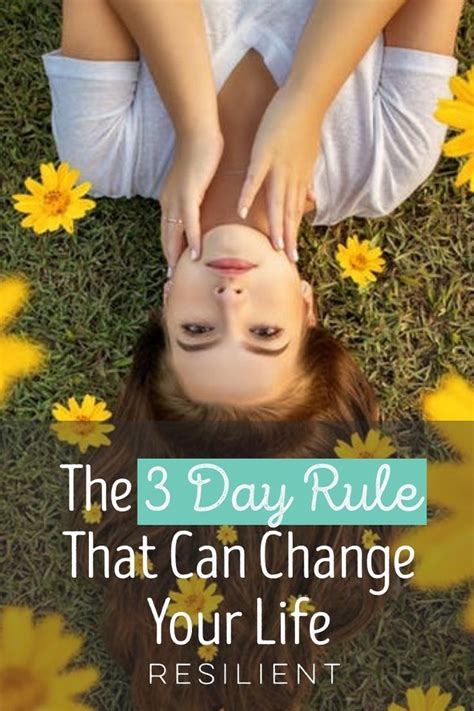 What is the 3 day rule with girls?