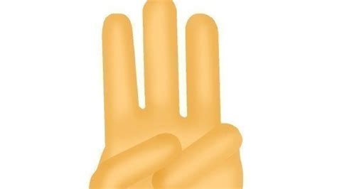 What is the 3 finger emoji?