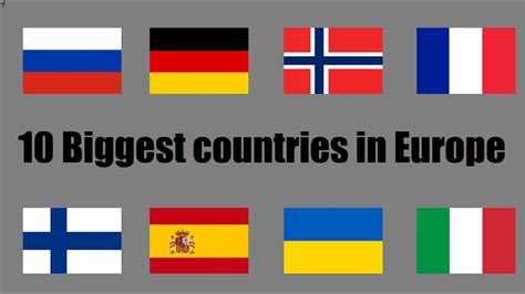 What is the 3 largest country in Europe?