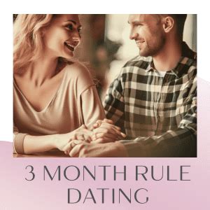 What is the 3 month rule I love you?