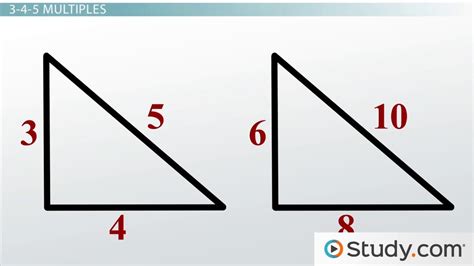 What is the 3-4-5 triangle rule?