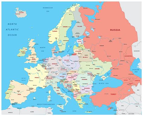 What is the 44 country in Europe?