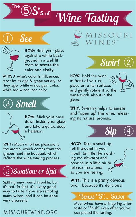 What is the 5s of wine?