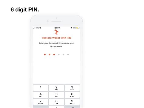 What is the 6 digit PIN number?