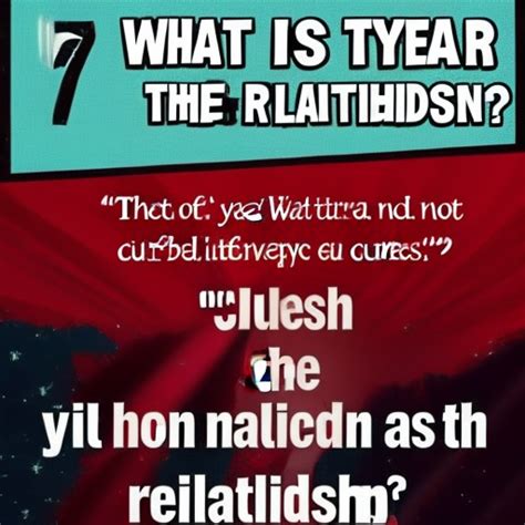 What is the 7 year curse relationship?