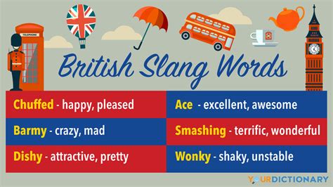 What is the British slang for waste?