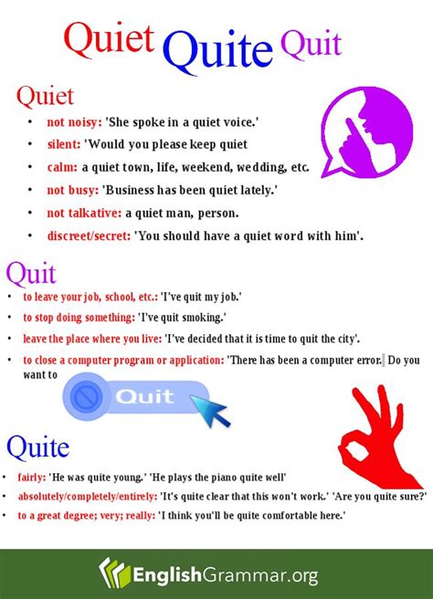 What is the British word for quit?