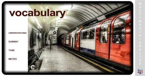 What is the British word for subway?