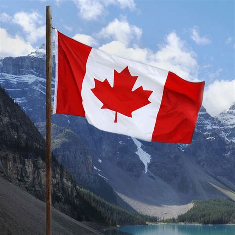 What is the Canadian flag with blue?