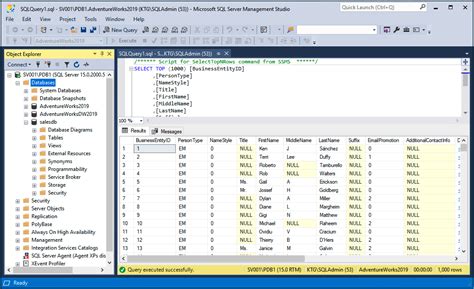 What is the DBA database in SQL Server?