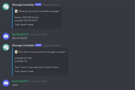 What is the Discord bot that tracks messages sent?