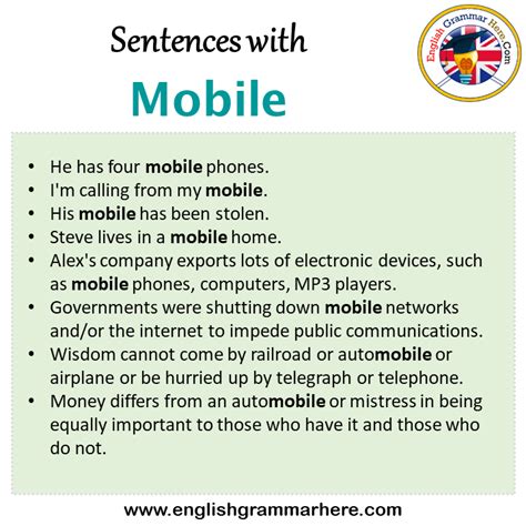 What is the English word for mobile?