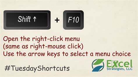 What is the F10 shortcut?